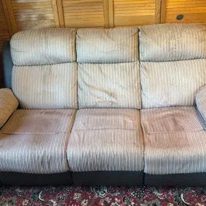 Brown Recliner Sofa Set – 3-Seater and 2-Seater