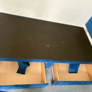 Blue single divan bed frame - Image 2