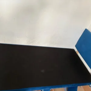 Blue single divan bed frame