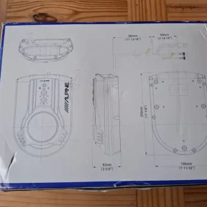 Alpine SWD-1600 150 Watt DC12V Sub-Woofer - Image 3