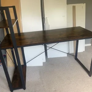 Desk With Shelves