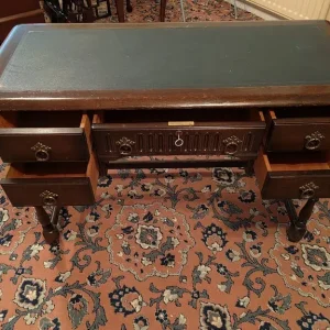 Small leather-top desk