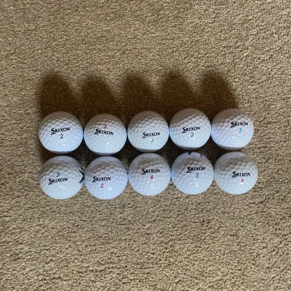 10 Srixon golf balls