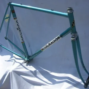 COLNAGO SUPER 1976 FRAME AND FORKS LIGHT METALLIC BLUE 54.5CM CTC