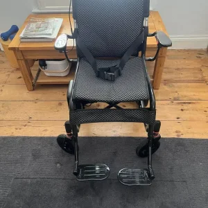 MobilityPlus+ Featherlite Carbon Electric Wheelchair – 13.8kg, As New - Image 3