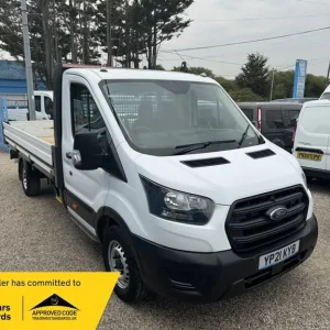 Ford Transit 350 LEADER C/C ECOBLUE L4 DROPSIDE/FLATBED SINGLE REAR WHEEL EURO 6