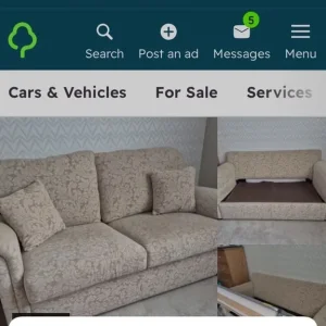 Sofa bed for two adults - Image 2
