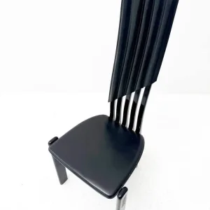 Set of 6 postmodern dining chairs - Image 3