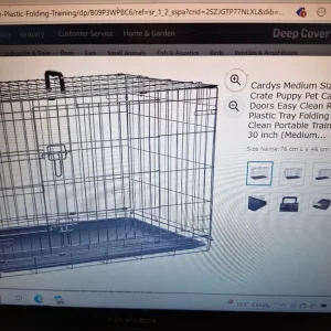 medium size dog crate