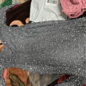 Sequin prom dress silver - Image 3