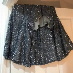 Sequin prom dress silver - Image 4