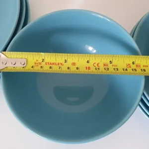Blue ceramic dish set - Image 7