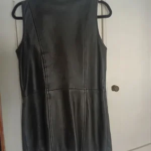 Womens Genuine Leather Waistcoat Gilet - Image 2