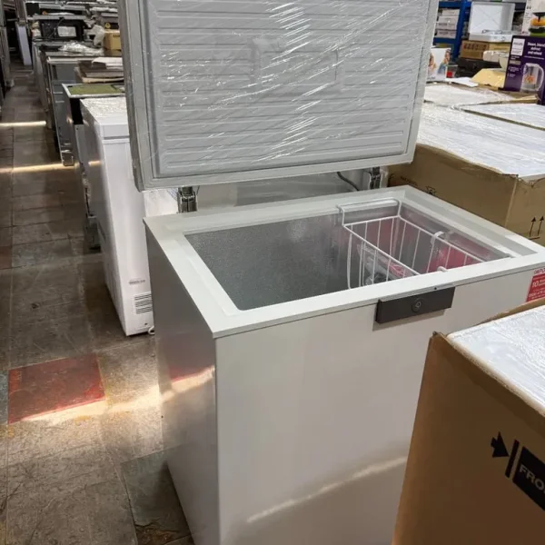 Hoover Static Chest Freezer 142L White with LED Controls