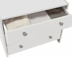 Home Seville 3 Drawer Chest - White - Image 4