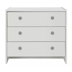 Home Seville 3 Drawer Chest - White - Image 6