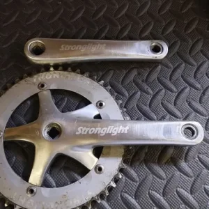 Push bike aluminium pedals and crank - Image 4