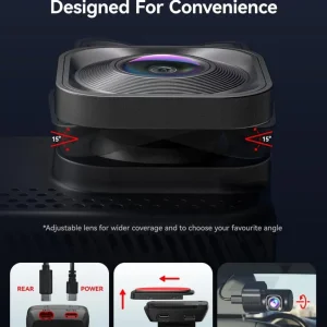 REDTIGER VC70 4K+2.5K Dash Cam Front and Rear - Image 6