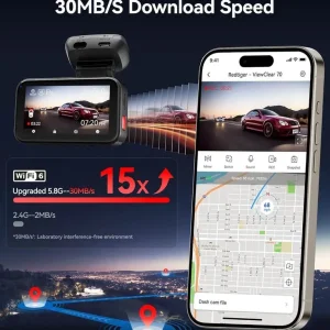 REDTIGER VC70 4K+2.5K Dash Cam Front and Rear - Image 7