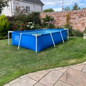 Intex Frame Pool 300 x 200 x 75 cm with filter pump and steps - Image 2