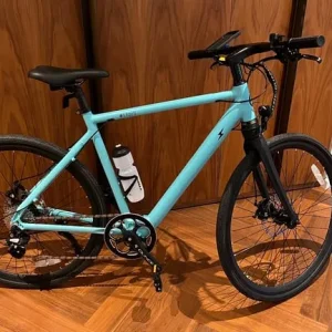 Estarli e28.8 e-bike, bolt blue with mudguards and locks