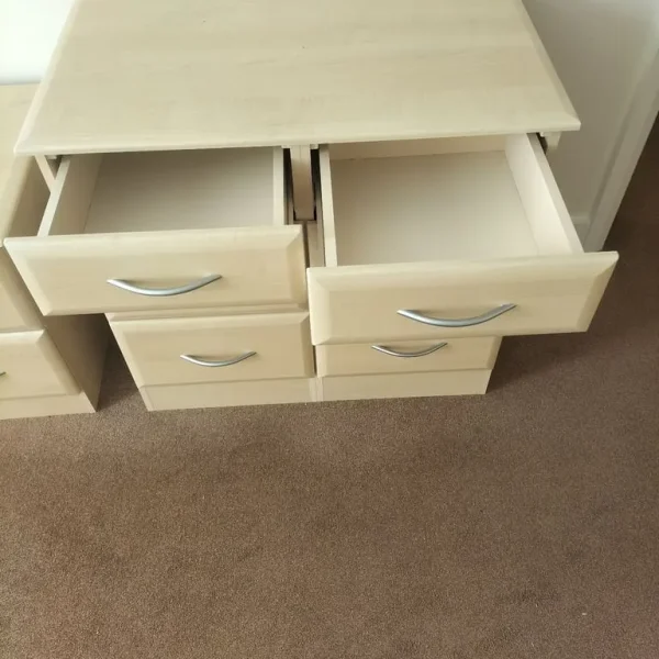 Bedside tables and drawers