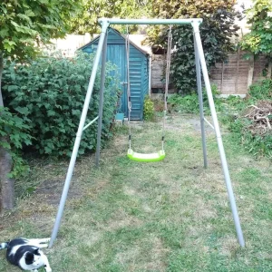 Childrens Garden Swing with TP Toys Frame and Ground Anchors - Image 2