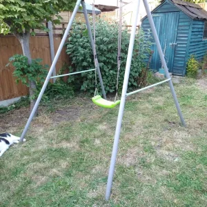 Childrens Garden Swing with TP Toys Frame and Ground Anchors - Image 3