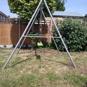 Childrens Garden Swing with TP Toys Frame and Ground Anchors - Image 4