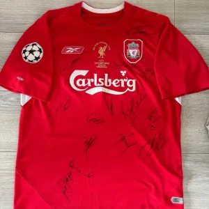 Signed Liverpool 2005 Istanbul shirt