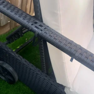 2 Rattan Sun Loungers - Image 2