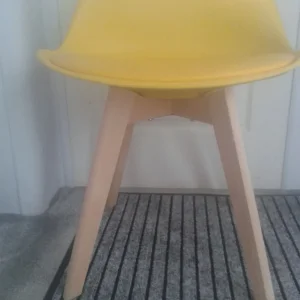 4 X LIKE NEW OCHRE BUCKET CHAIRS ONLY £20 - Image 4