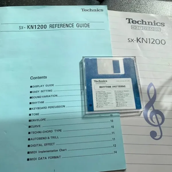 Keyboard Plus Original Rhythm Patterns Disc and Accessories