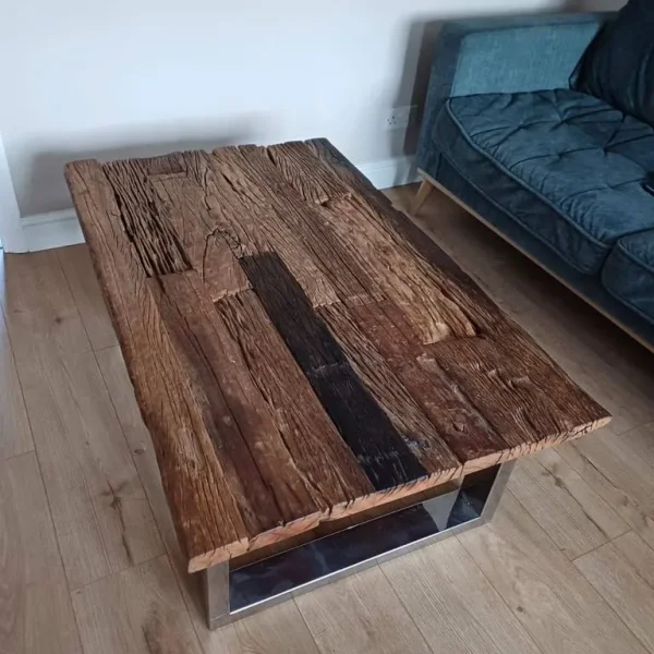 Wooden coffee table