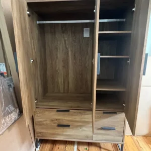 Habitat Oak Effect 3DR Wardrobe - Image 3