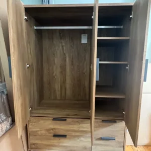 Habitat Oak Effect 3DR Wardrobe - Image 4