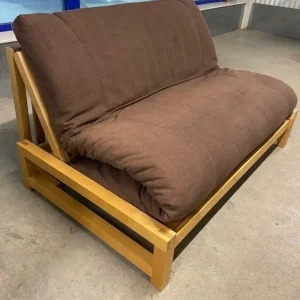 Futon Company Solid Birch 2 Seater Linear Sofa Bed