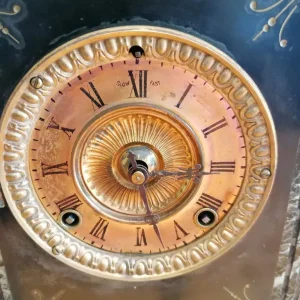 Antique Ansonia USA Slate /Marble Clock - Image 3