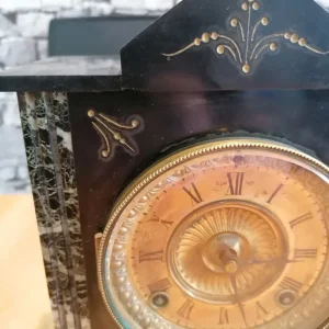 Antique Ansonia USA Slate /Marble Clock - Image 4