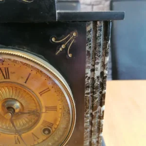 Antique Ansonia USA Slate /Marble Clock - Image 5