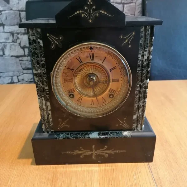 Antique Ansonia USA Slate /Marble Clock