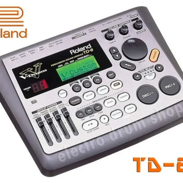 Roland TD-8 V-Drums Module with Mount and PSU