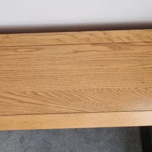 Oak and glass TV media unit x 2 - Image 3