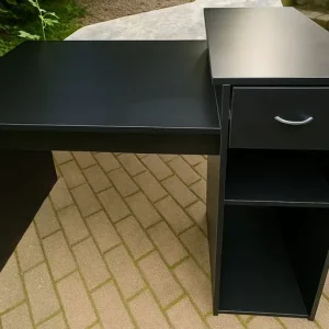 ‼️URGENT‼️ Like-New Black Work Desk with Storage – RRP £60-80 – Yours for £45 - Image 2