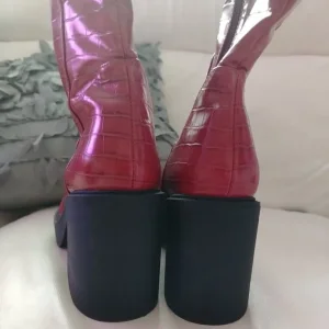 Burgundy Red Boots - Image 2