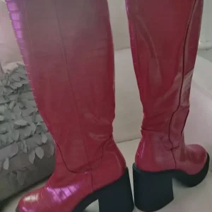 Burgundy Red Boots