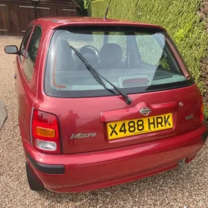 2001 Nissan Micra 1.0 GX K11 Cinnabar Metallic 3-door Hatchback - Image 6