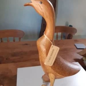 Large DCUK wooden duck ornament - Image 2