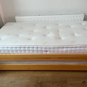 Single 2in1 Wooden Trundle Bed with or without Mattress - Image 2