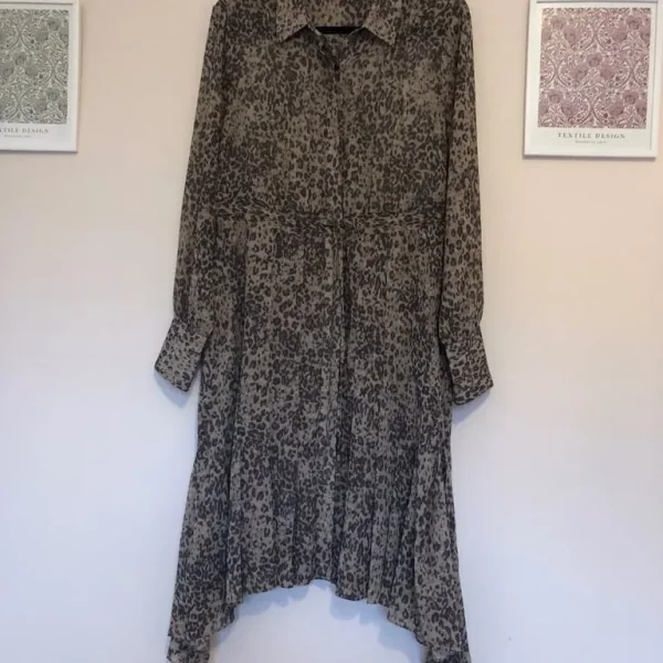 All Saints sheer chiffon dress